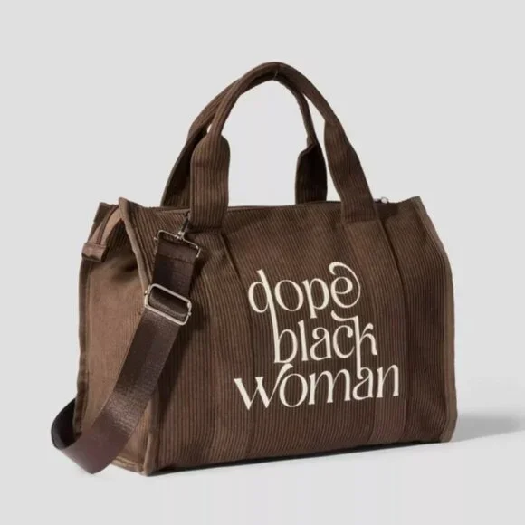 πDope Black Woman Tote Bag - RARE βπΎπ - Picture 1 of 8